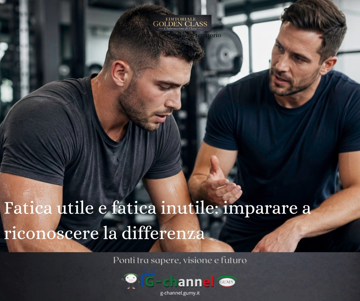 Fatica utile e fatica inutile: imparare a riconoscere la differenza